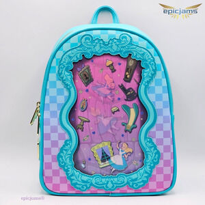 Loungefly Disney Alice in Wonderland Rabbit Hole Lenticular Mini Backpack
